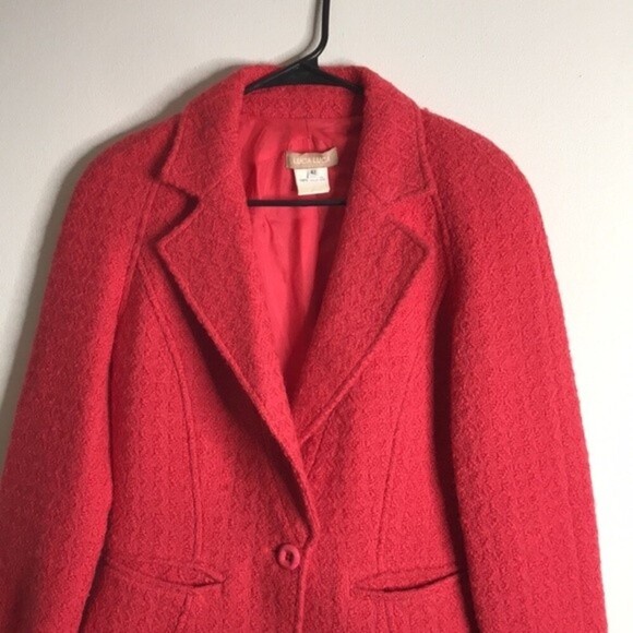 Luca Luca 100% wool blazer coat ladies size small - Picture 2 of 11